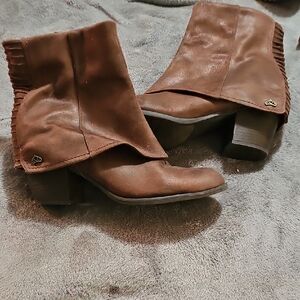 Womens Brown Ankle Boots Size 11